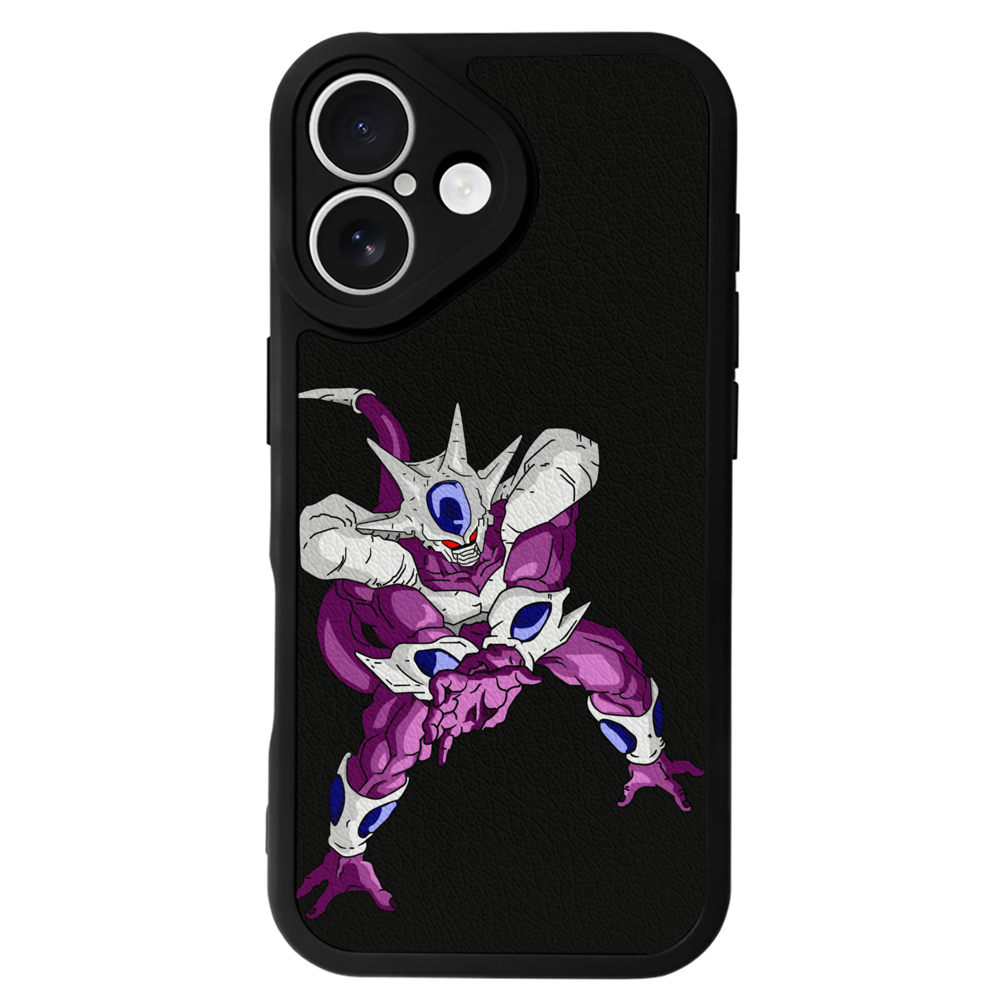 （画像用） ドラゴンボール クウラ DRAGON BALL Cooler Coora 【iPhone 16シリーズ対応】シリコンスマホケース（レザー調） 材質：シリコン